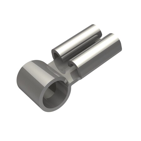 Burndy Brass Flag Style Female Quick Disconnect, 12-10 AWG, Tin Plated FL1025X03D